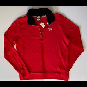 Victoria’s Secret PINK quarter zip sweatshirt, size medium